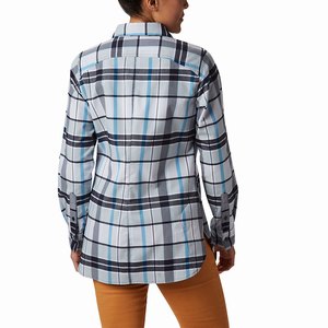 Columbia Silver Ridge™ 2.0 Flannel Tunic Dam Blå/Grå (UGHPL7958)